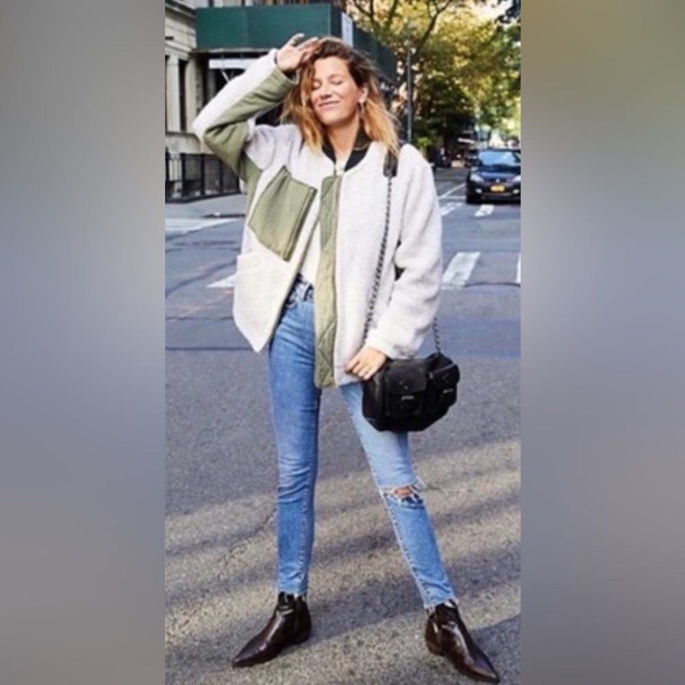 Free people rivington Sherpa jacket - Picture 2 of 8